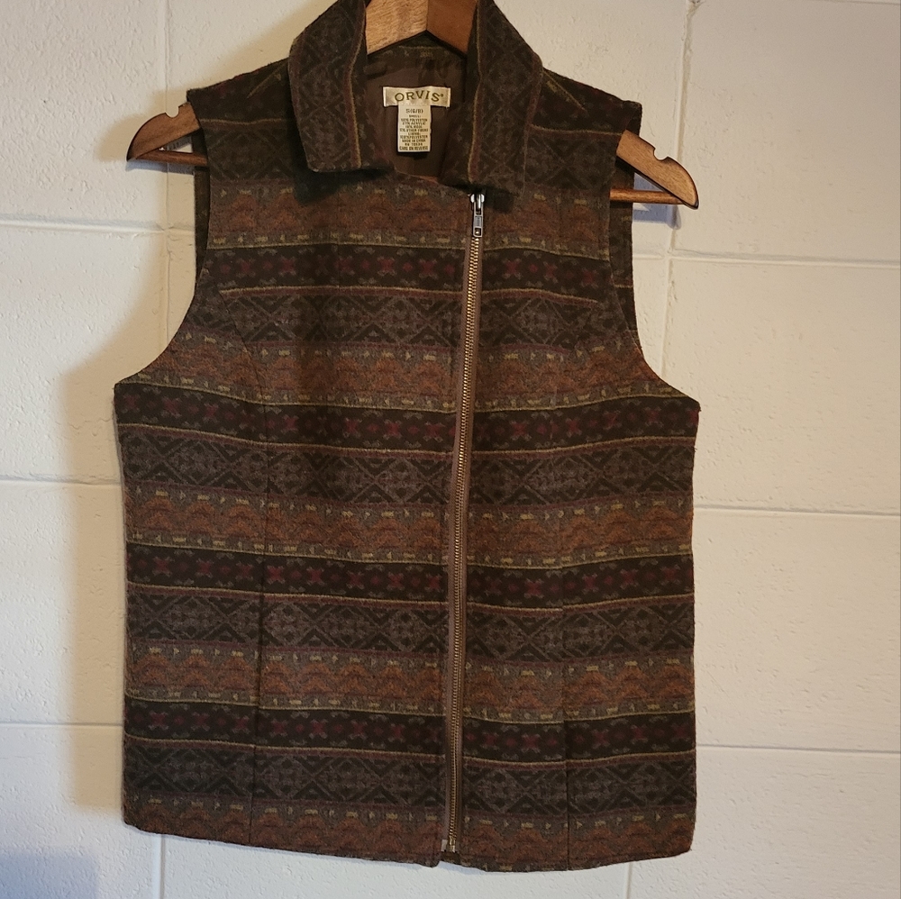 Orvis Aztec Print Vest